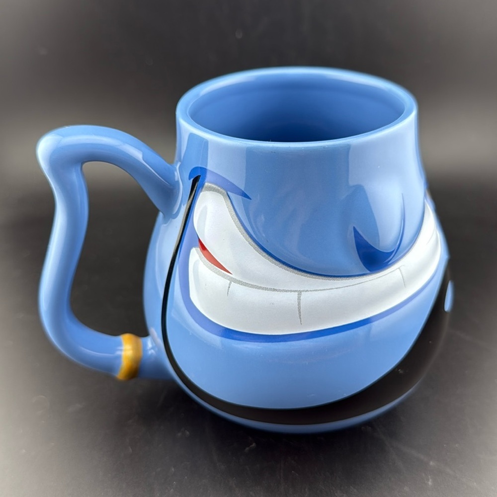 Disney Parks - Aladdin Genie Face Grin & Lamp Ceramic Coffee Mug Cup
